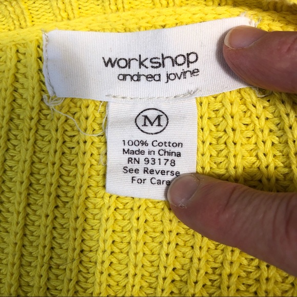 Workshop yellow varsity sweater! - Picture 5 of 5